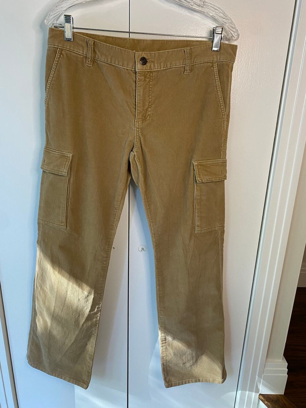 Polo Ralph Lauren Tan Corduroy Cargo Pants Sz 12